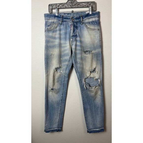 DSQUARED2 Other - AUTH DSQUARED DISTRESSED COOL GUY SKINNY JEANS